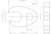 BGS Chiave quadrata azionamento 10 mm (3/8") SW 17 mm - Anteprima dell’immagine prodotto 2