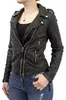 Damen Lederjacke Biker 513 – schwarz / S Produktbild-Vorschau 2