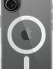 A clear iPhone case with MagSafe technology and the Apple logo visible. Podgląd zdjęcia produktu