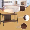 COSTWAY Fernsehschrank, 2-stufiges TV-Regal, Fernsehtisch Produktbild-Vorschau 3