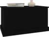 vidaXL Cassapanca nera 70x40x38 cm Materiale ligneo Anteprima dell’immagine prodotto 9