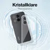 A phone case is shown next to a phone, with water ripple effects in the background. Produktbild-Vorschau