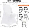 VEVOR 30 pcs. Housses de chaises élastiques Blanc Universel Voir les images du produit 11