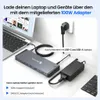 Siltcon® 17-in-1 Hybrid Dockingstation mit 100W Adapter – Produktbild-Vorschau 7