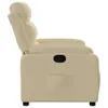 vidaXL Poltrona relax in tessuto crema Anteprima dell’immagine prodotto 7