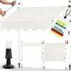 tillvex Balkonmarkise 200 cm Beige Gelenkarm Markise Produktbild-Vorschau 1