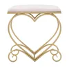 Mauro Ferretti Hocker Herz gold rosa 50x37,5x51,5 cm Produktbild-Vorschau 2