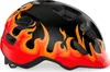 MET Hooray Black Flames/Glossy S (52-55 cm) Kinder Produktbild-Vorschau 2
