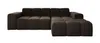 Sofa ohne Schlaffuktion, Ecksofa L-Form Veloursstoff, Produktbild-Vorschau 5