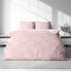 Bettwäsche 200x200 Renforce Baumwolle Bettbezug Rosa Weiß Produktbild-Vorschau 4