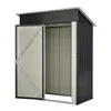 Domek ogrodowy o wymiarach 152 × 84 × 182 cm, metalowa Podgląd zdjęcia produktu 14