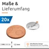 ECENCE, magnesy neodymowe, 20 sztuk - okrągłe, Podgląd zdjęcia produktu 4