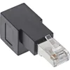 InLine Patchkabel-Adapter Cat.6A, RJ45 Stecker/Buchse, 90° Produktbild-Vorschau 2