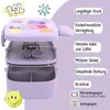 Brotdose Kinder mit Fächern, BPA frei, Lunchbox, Bento box, Produktbild-Vorschau 4