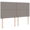 Boxspringbett mit Matratze Taupe 200x200 cm Stoff Produktbild-Vorschau 9