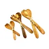 Salatbesteck MITTEL, ca. 30 cm, Olivenholz – naturbelassen, Produktbild-Vorschau 6