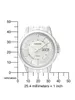 A watch is shown with a ruler and measurement markings to indicate its size. Anteprima dell’immagine prodotto