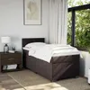 Maison Exclusive - Boxspringbett mit Matratze Dunkelbraun Produktbild-Vorschau 4