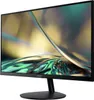 A black Acer monitor is shown from a side angle on a light gray background. Produktbild-Vorschau