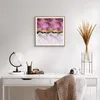 Gerahmtes Poster - Rahmen in heller Eiche - Rosa golden Produktbild-Vorschau 6