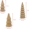 1.08 Arbres décoratifs en bois naturel - Set de 3 tailles Voir les images du produit 2