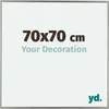 Cadre photo, 70x70 cm, champagne, plastique, Evry Voir les images du produit 1