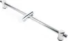 A chrome shower slide bar on a white background. Náhled obrázku produktu