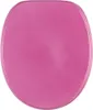 A top-down view of a pink toilet seat. Náhled obrázku produktu