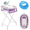Baignoire bébé pliable avec support Thermomètre Tapis de Voir les images du produit 1