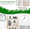 COSTWAY žebříkový regál z bambusu, 4 úrovně knihovny, Náhled obrázku produktu 5