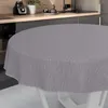 Tischdecke Wachstuch Einfarbig Grau Robust Wasserabweisend Produktbild-Vorschau 2