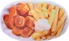 Currywurst & Pommes Kissen - Schale Dekokissen Sofakissen Produktbild-Vorschau 1