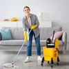 Wózek do sprzątania HOMCOM Mobilne wiadro do sprzątania, Podgląd zdjęcia produktu 2