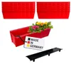 BURI 12 inserts de jardinières pour palettes Euro avec Voir les images du produit 2