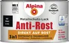 Alpina Metallschutz-Lack Anti-Rost 300 ml schwarz matt Produktbild-Vorschau 1