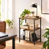Relaxdays Plattenspieler Tisch, 3 Ebenen, Industrial, Produktbild-Vorschau 6