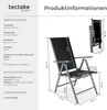 tectake® Klappbare Gartenstühle mit verstellbarer Lehne, Produktbild-Vorschau 5