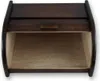 Kleiner Holz-Brotkasten Nussbaum 31x26x16cm – Polnisch Produktbild-Vorschau 5