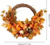 Herbstkränze Für Die Haustür,Kürbiskranz Halloween Produktbild-Vorschau 5