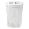 NHG Wäschesammler SEOUL 60,8 Liter oval weiß Produktbild-Vorschau 1