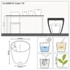 LECHUZA plantpot CLASSICO, kleur 70, leisteengrijs | Productafbeelding-voorbeeld 10