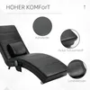 HOMCOM Relaxliege mit Massagefunktion Chaiselongue Produktbild-Vorschau 4