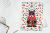 MuchoWow® Mauspad Mousepad Matrjoschka - Blumen - Katze Produktbild-Vorschau 5