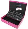 Geldkassette mit einem Euro-Münzzählbrett von HMF mit 30 cm Breite in Pink Náhľad obrázku produktu