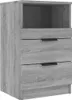 noční stolek vidaXL Grey Sonoma Wood Material Náhled obrázku produktu 2
