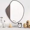 vidaXL Lustro ścienne czarne 60x50 cm Podgląd zdjęcia produktu 2