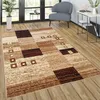 Geometrický koberec 140x190 cm LUKEN - béžový Náhled obrázku produktu 2