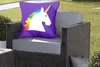 MuchoWow® Outdoor Kissen - Kinder Illustration Einhorn auf Produktbild-Vorschau 5