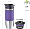 Thermobecher 400 ml inklusive 1 Extradeckel Produktbild-Vorschau 3