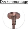 MDEKOR Deckenträger 1-läufig Kupfer Deckenhalter mit Produktbild-Vorschau 7